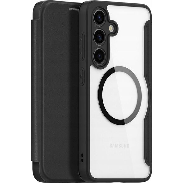 Dux Ducis Etui Dux Ducis Skin X Pro do Samsung S24+ z magnetycznym ringiem i klapką - czarne
