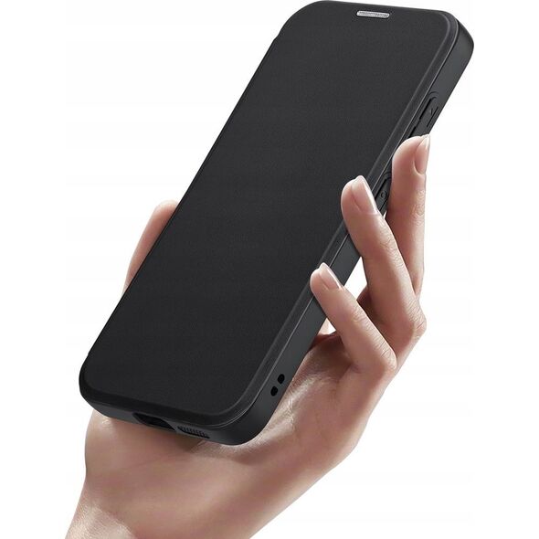 Dux Ducis Etui Dux Ducis Skin X Pro do Samsung S24+ z magnetycznym ringiem i klapką - czarne