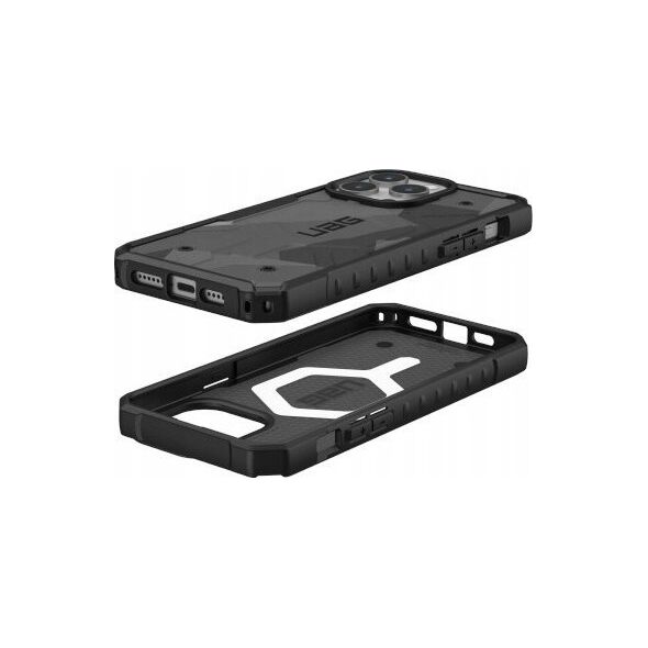 UAG Etui UAG Pathfinder MagSafe do iPhone 15 Pro Max - szare moro