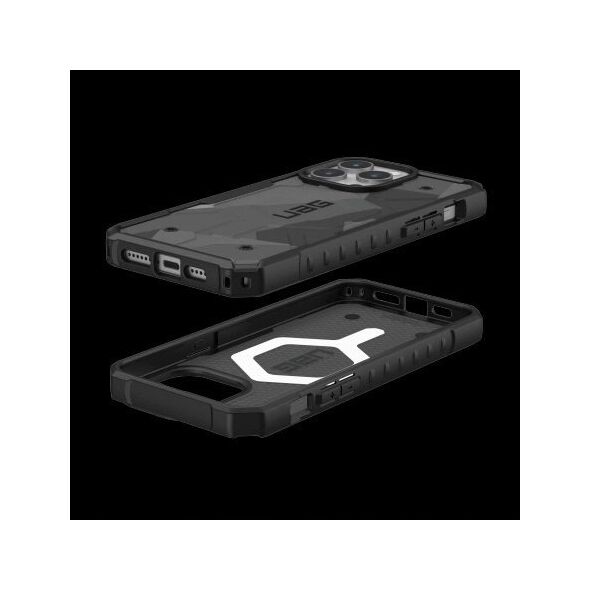 UAG Etui UAG Pathfinder MagSafe do iPhone 15 Pro Max - szare moro