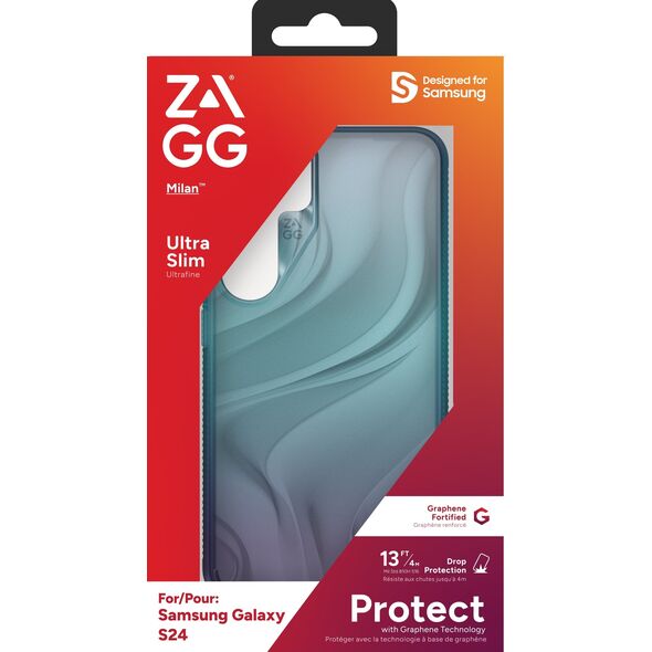 Zagg International ZAGG Cases Milan - obudowa ochronna do Samsung S24 (Deep Aurora)