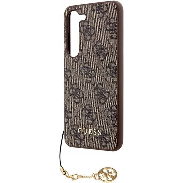 Guess Oryginalne Etui GUESS Hardcase GUHCS24SGF4GBR do Samsung S24 (4G Charm / brązowy)