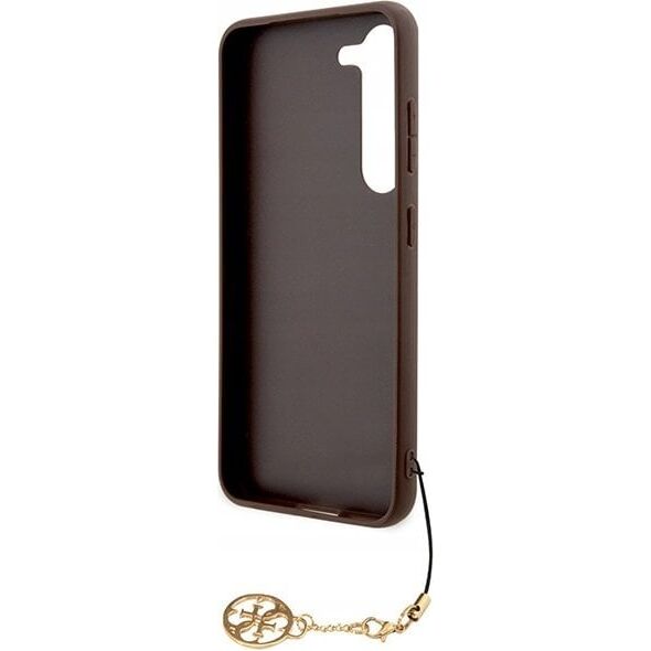 Guess Oryginalne Etui GUESS Hardcase GUHCS24SGF4GBR do Samsung S24 (4G Charm / brązowy)