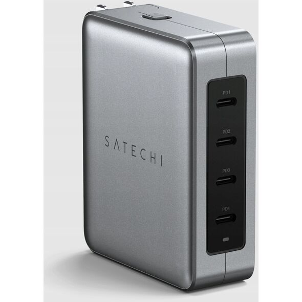 Ładowarka Satechi Ładowarka sieciowa podróżna Satechi 4-Port GaN Travel Charger US, UK, EU, AS 4xUSB-C 140W