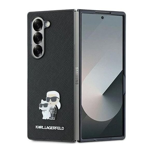 Karl Lagerfeld Karl Lagerfeld KLHCZFD6SAPKCNPK Z Fold6 F956 czarny/black Saffiano Metal Pin