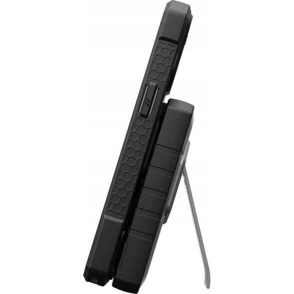 Powerbank Baseus UAG Rugged 10K - powerbank 10000 mAh z podstawką, ładowanie bezprzewodowe 10W, kompatybilny z MagSafe, kabel w zestawie (black/titanium)