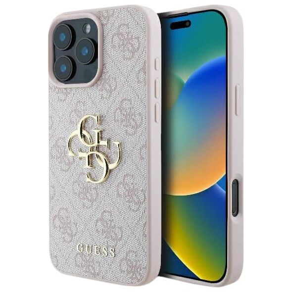 Guess Guess GUHCP16M4GMGPI iPhone 16 Plus 6.7" różowe/pink hardcase 4G Big Logo