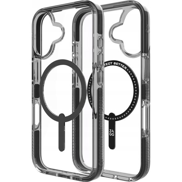 Zagg International ZAGG Santa Cruz Snap - obudowa ochronna do iPhone 16 Plus kompatybilna z MagSafe (black)