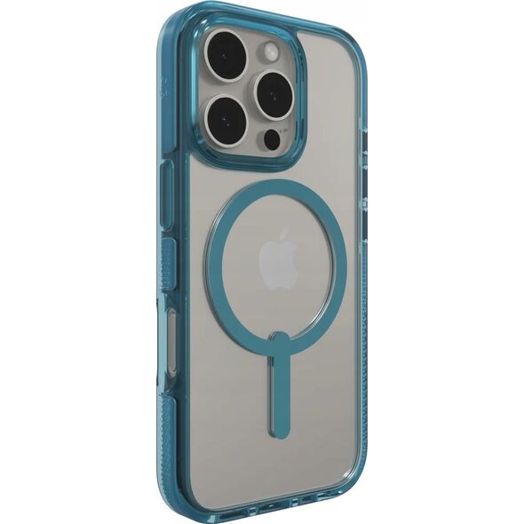 Zagg International ZAGG Santa Cruz Snap - obudowa ochronna do iPhone 16 Pro kompatybilna z MagSafe (retro blue)