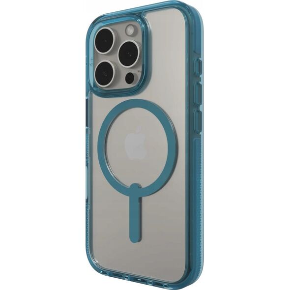 Zagg International ZAGG Santa Cruz Snap - obudowa ochronna do iPhone 16 Pro kompatybilna z MagSafe (retro blue)