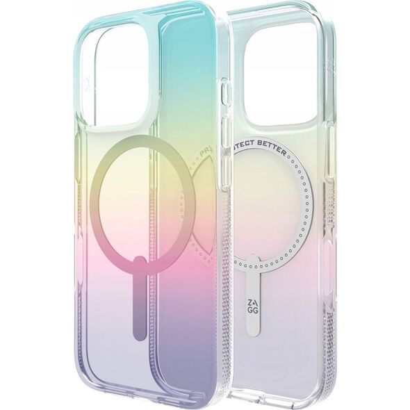 Zagg International ZAGG Milan Snap - obudowa ochronna do iPhone 16 Pro Max kompatybilna z MagSafe (iridescent)