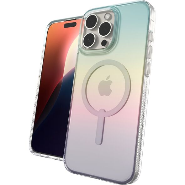 Zagg International ZAGG Milan Snap - obudowa ochronna do iPhone 16 Pro Max kompatybilna z MagSafe (iridescent)