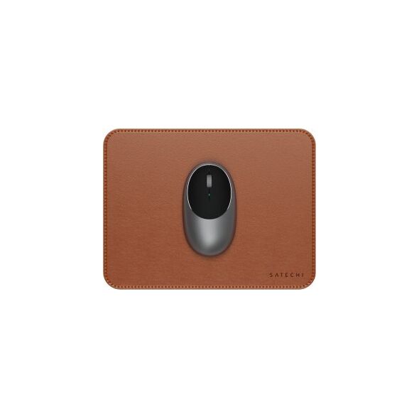 Podkładka na biurko ze skóry wegańskiej Satechi Premium Mouse Pad (brown)
