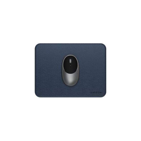 Podkładka na biurko ze skóry wegańskiej Satechi Premium Mouse Pad (blue)