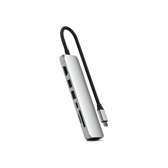Satechi ST-P7SS huby i koncentratory USB Type-C 10000 Mbit/s Srebrny