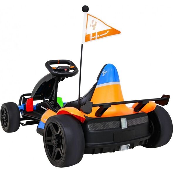 DWM POJAZD GOKART MCLAREN DRIFT POMARAŃCZOWY