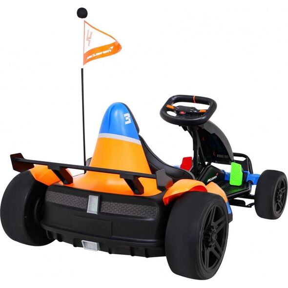 DWM POJAZD GOKART MCLAREN DRIFT POMARAŃCZOWY