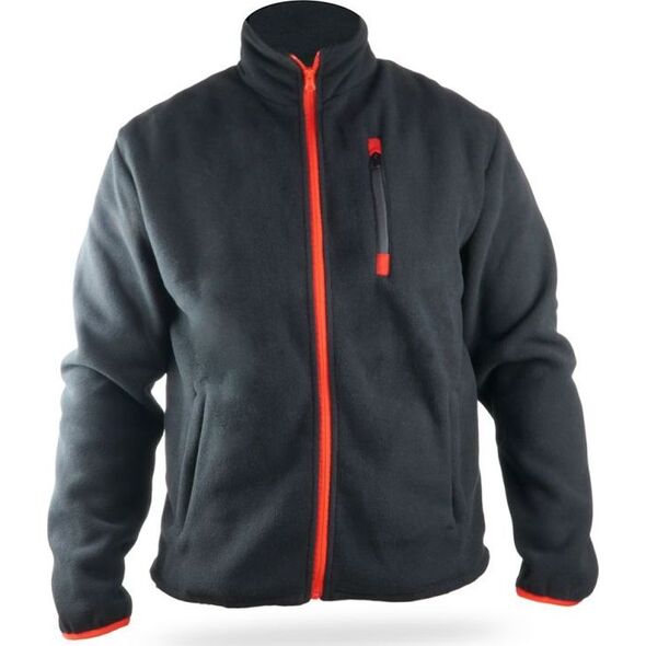 Dedra bluza polarowa 300g/m2, rozmiar XL, kolor czarny (BH6PB-XL)