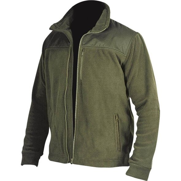 Dedra Bluza polarowa z wstawkami, 280g/m2, rozm.XXL, kolor zielony