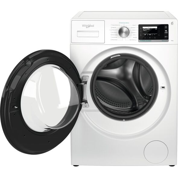Whirlpool Washing machine | W7X 89 SILENCE EE | Energy efficiency class A | Front loading | Washing capacity 8 kg | 1400 RPM | Depth 61 cm | Width 60 cm | Display | LCD | White