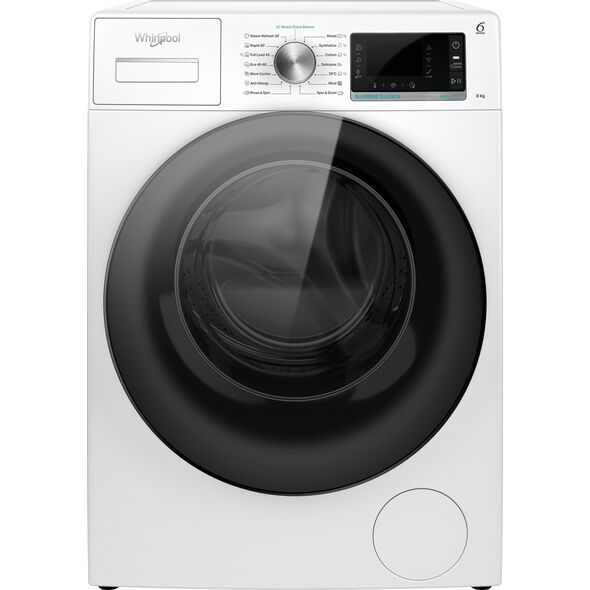 Whirlpool Washing machine | W7X 89 SILENCE EE | Energy efficiency class A | Front loading | Washing capacity 8 kg | 1400 RPM | Depth 61 cm | Width 60 cm | Display | LCD | White