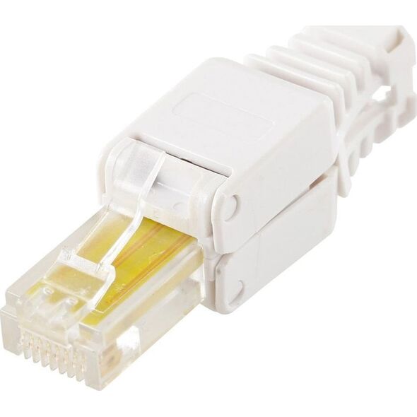 LOGON TWP8P8TP wtyczka RJ-45 Przezroczysty, Biały, Żółty