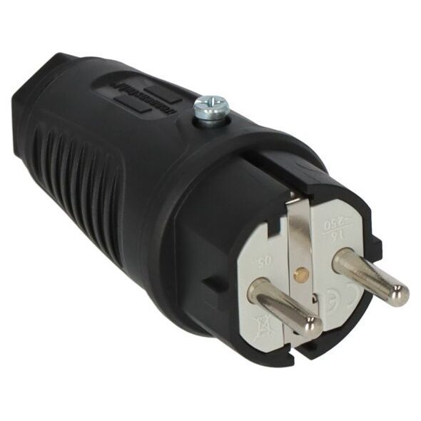 Brennenstuhl 1082040020 elektryczny wtyk zasilający Type E/F Czarny