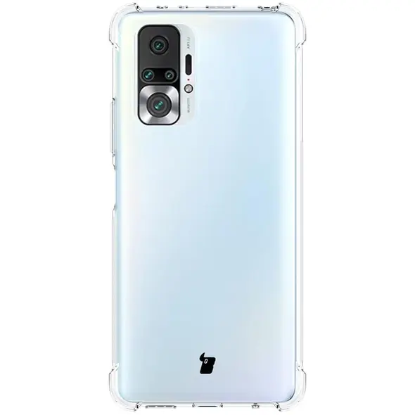 Bizon Case Clear Pack case + 2x screen glass + lens glass Xiaomi Redmi Note 10 Pro clear