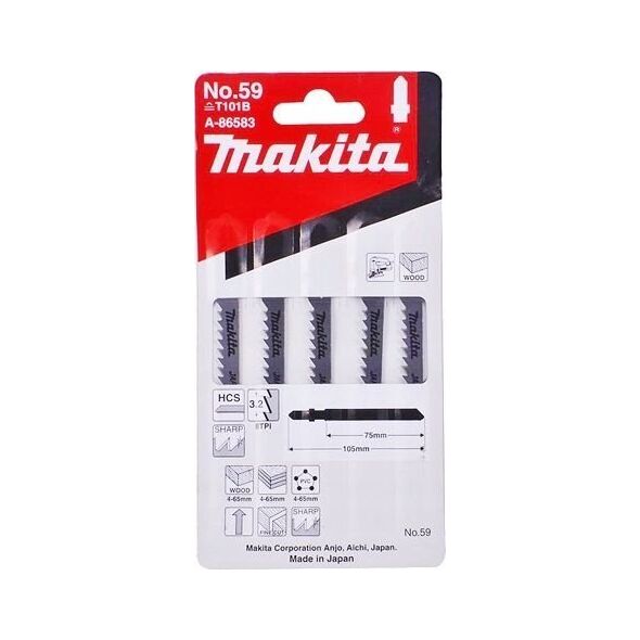 ΛΑΜΑ ΣΕΓΑΣ Makita MAKITA 75mm 8/1" 5τεμ