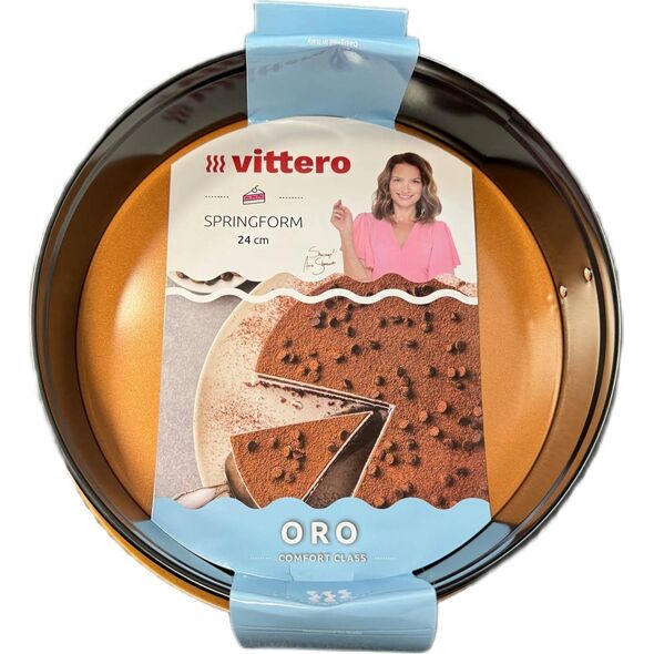 Vittero Oro Tortownica okrągła 24x6,8cm