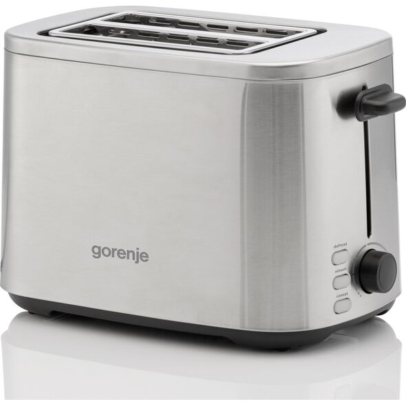 Gorenje Toaster | T800DS | Number of slots 2 | Housing material Stainless steel
