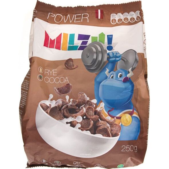 Milzu Milzu Płatki żytnie łódeczki Siła - 250 g