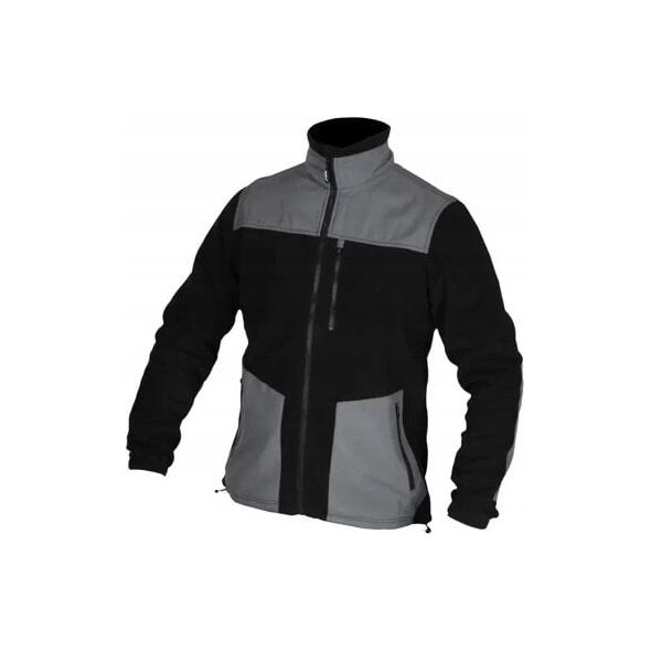 Dedra Bluza polarowa ze wstawkami, 280g/m2, rozm.S, czarno-szara