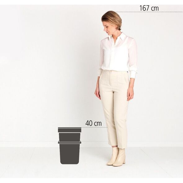 Κάδος απορριμμάτων Brabantia Brabantia Sort & Go Waste Bin Jade Green 16 L