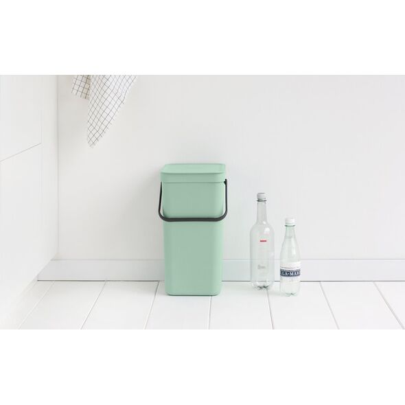 Κάδος απορριμμάτων Brabantia Brabantia Sort & Go Waste Bin Jade Green 16 L