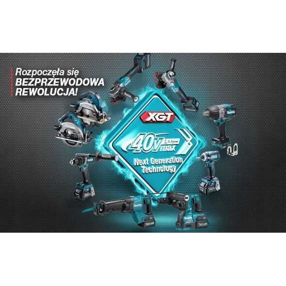 Περιστροφικό σφυρί MAKITA ΜŁOTOWIERTARKA AKUMULOTOROWA SDS+ 40V XGT 2*4.0AH MAKPAC