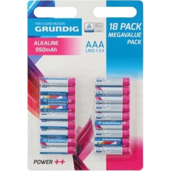 Grundig Bateria AAA / R03 950mAh 18 szt.