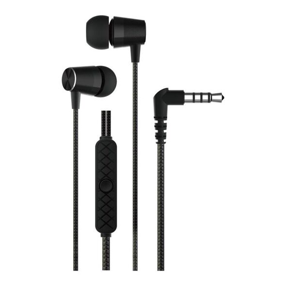 Hands Free Stereo Devia EM103 Metal 3.5mm Kintone Μαύρο 6938595362316 6938595362316 έως και 12 άτοκες δόσεις