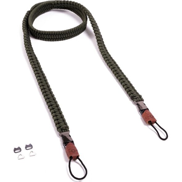 BCB C-ROPE Kameragurt Traveler aus Paracord 140cm Military Olive retail