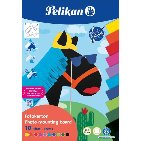 Μπλοκ Φωτογραφικού Χαρτονιού Pelikan Pelikan FOKA, 10 φύλλα, 23X33cm, f.s.