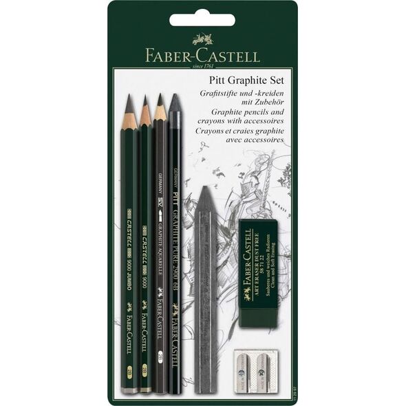 Faber-Castell FABER-CASTELL Set Pitt Graphite BK