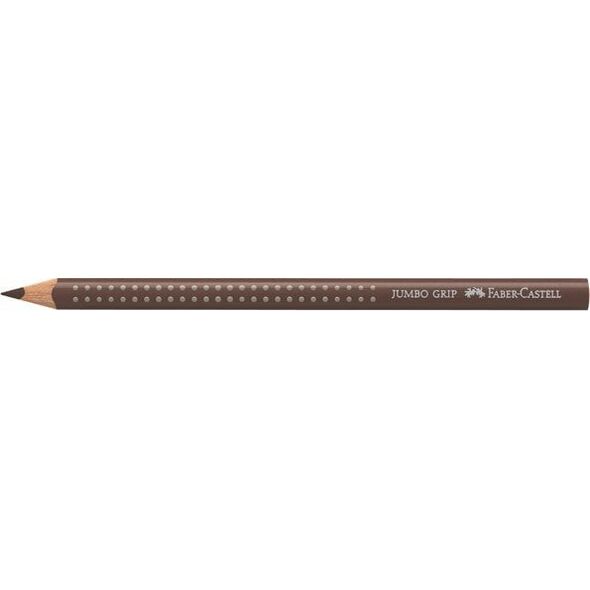 Faber-Castell FABER-CASTELL Buntstift Jumbo Grip Schokobraun 12er