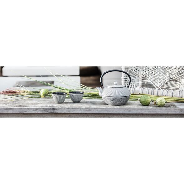 Bredemeijer 1x2 Bredemeijer Φλιτζάνια Τσαγιού Jang 78x53mm Χυτοσίδηρος γκρι 153020