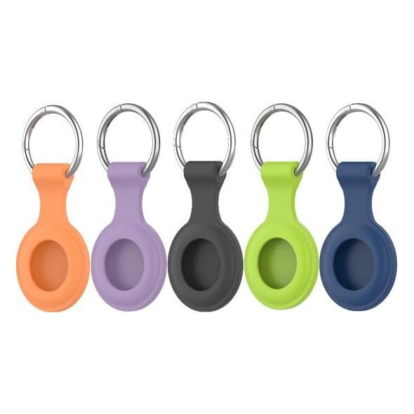 Σετ θηκών σιλικόνης 4smarts για AirTags 5 τεμ (ποικιλία χρωμάτων)