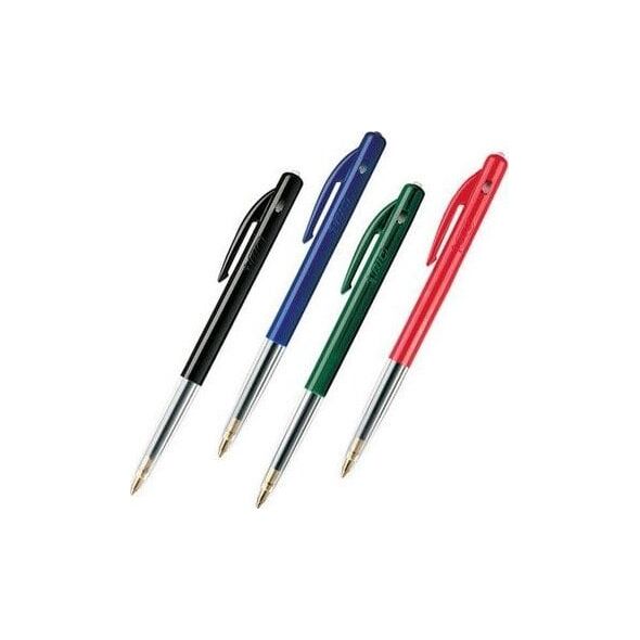 Στυλό Bic BIC M10 Original Medium μπλε - με μηχανισμό κλικ - (4 τεμ.)