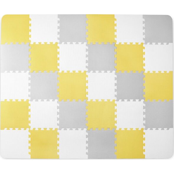 KINDERKRAFT Mata piankowa puzzle LUNO yellow
