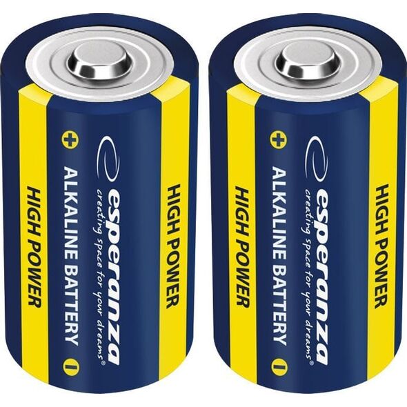 Esperanza EZB107 Esperanza baterie alkaliczne lr14 c 2szt blister