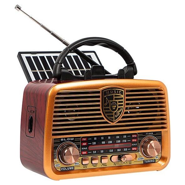 Radio Blow Radio przenośne analogowe AM/FM Bluetooth BLOW RA10 solarne