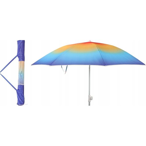 PARASOL PLAŻOWY OGRODOWY MANDALA ŚR. 180cm  RAINBOW