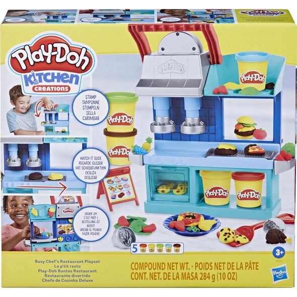 Play-Doh Kitchen Creations Busy Chef's Restaurant Playset